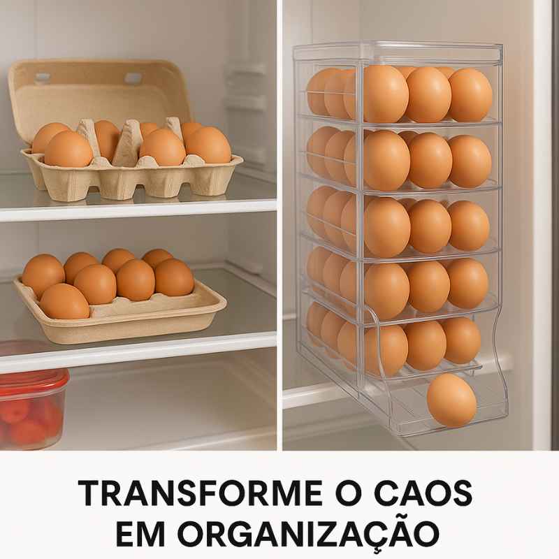 Porta Ovos Automático Balashov 30 Unidades - 4 Andares