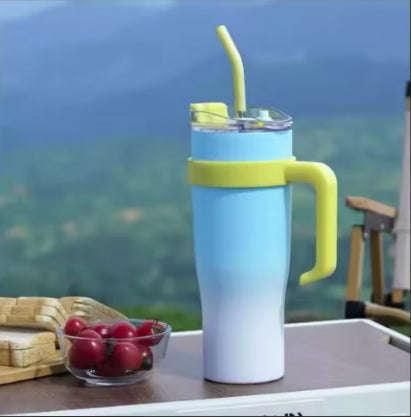 Copo Térmico com Canudo IceBar 1.2L - Alta Capacidade e Isolamento Premium