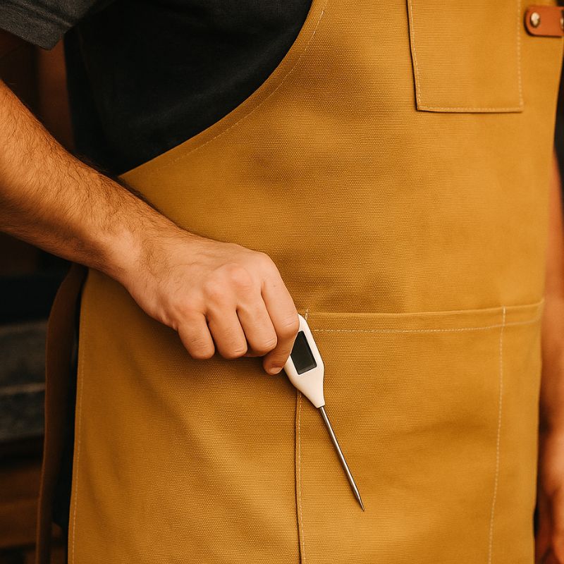 Avental Chef de Cozinha Balashov Mocha Brown - Balashov Brasil