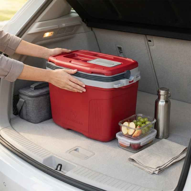 Caixa Térmica 32L Termolar SUV com Abertura Deslizante e Porta-Copos na Tampa - Balashov Brasil