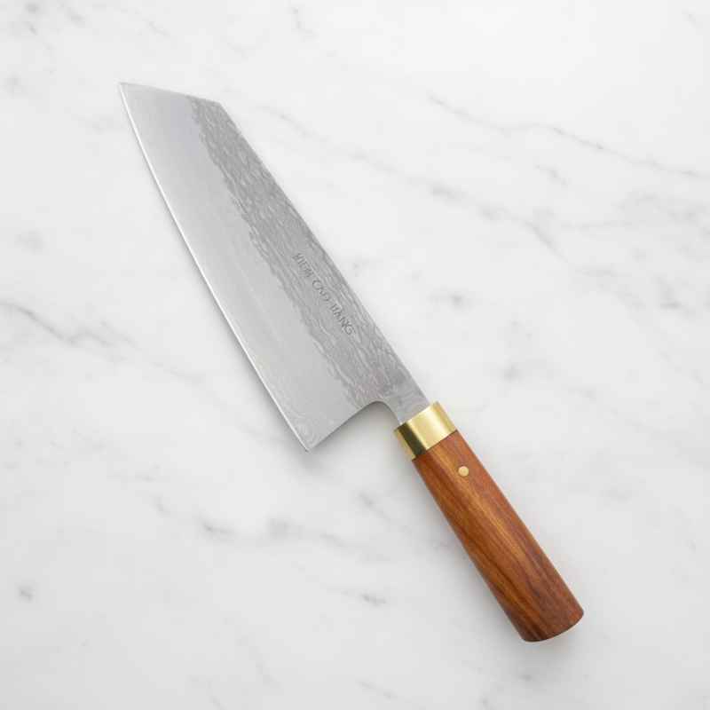 Cutelo Artesanal em Aço Carbono - Faca de Chef Profissional - Balashov Brasil