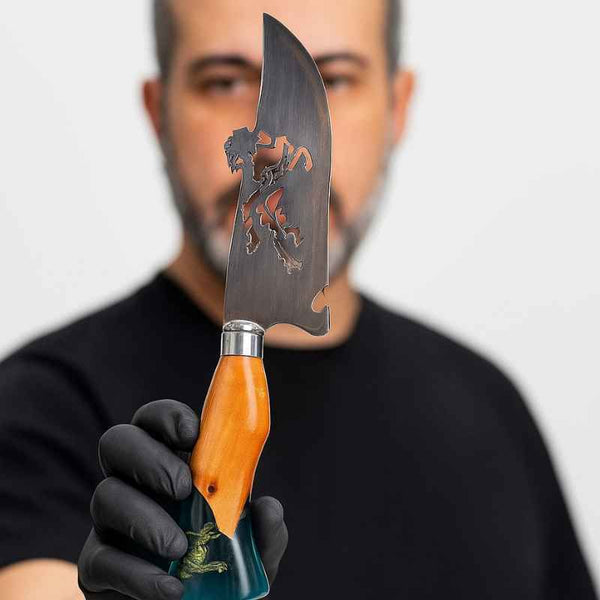 Faca Artesanal para Churrasco | Edição Cavalo Crioulo - Balashov Brasil