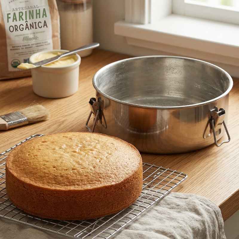 Forma de Bolo Aço Cirúrgico Premium Balashov: 19cm