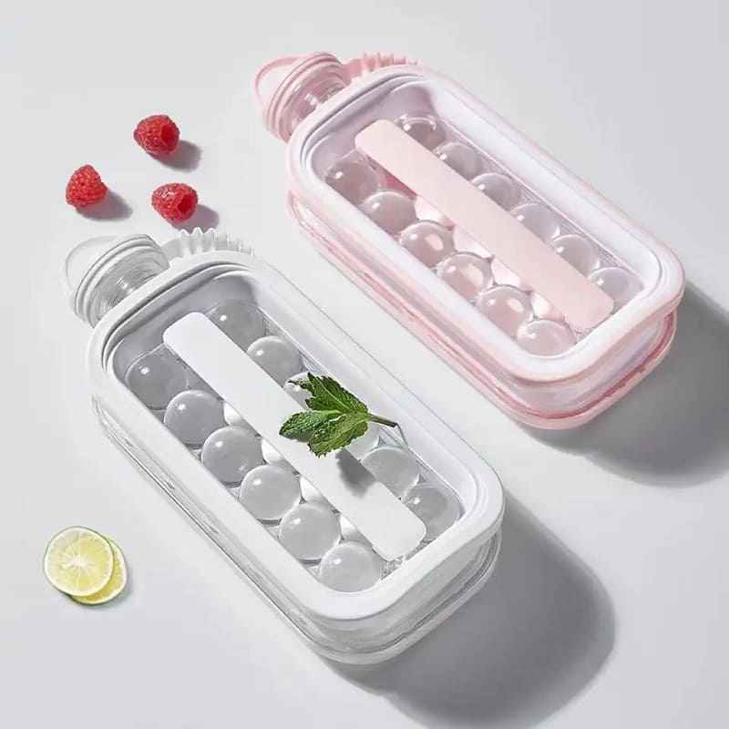 Forma de Gelo 2 em 1 de Silicone – Esferas e Cubos