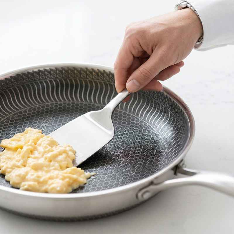 Panela de aço cirúrgico Honeycomb 28cm: superfície texturizada em favo de mel Balashov Brasil