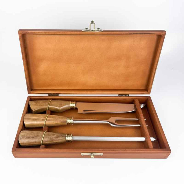 Kit Churrasco de Mestre Artesanal com Estojo - Balashov Brasil