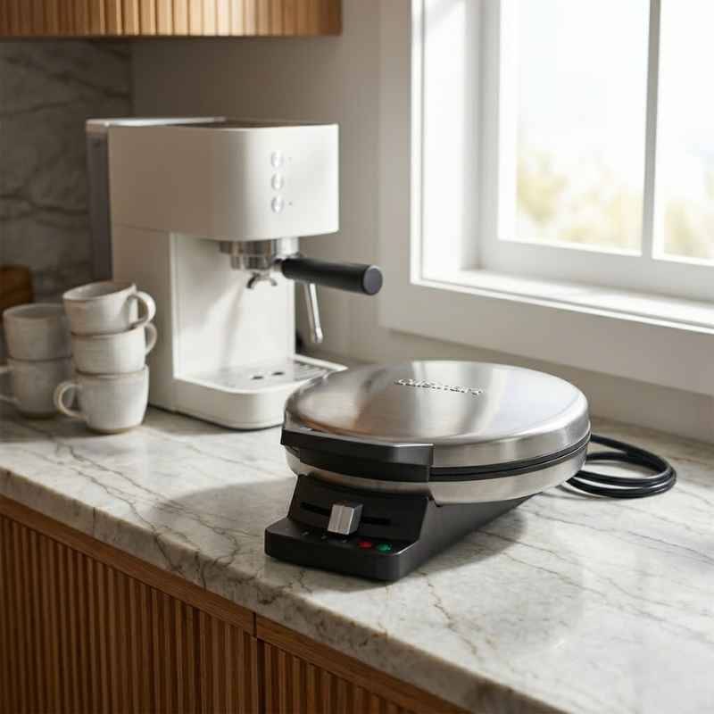 Máquina de Waffle Clássica Cuisinart Inox | Balashov - Balashov Brasil