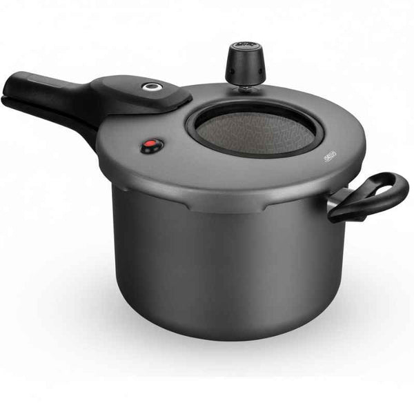 MTA Premium Grafite Panela de Pressão com Visor 4,5L - Balashov Brasil