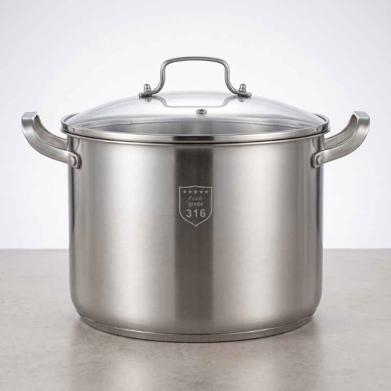 Panela de Aço Cirúrgico 316 Balashov Signature 7,5L - Balashov Brasil