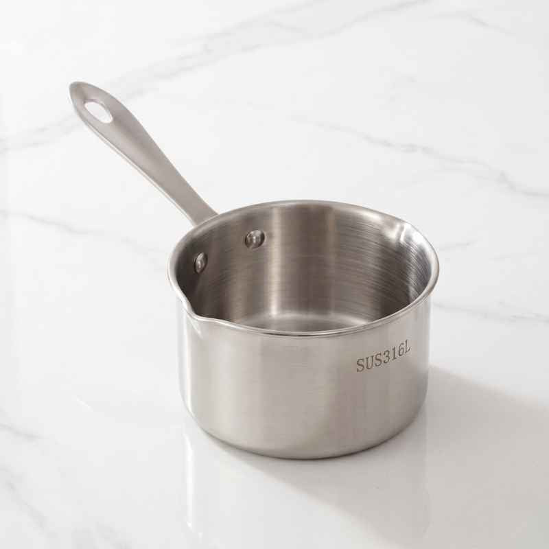 Panela de Aço Cirúrgico 316L Balashov 12cm — 500ml - Balashov Brasil
