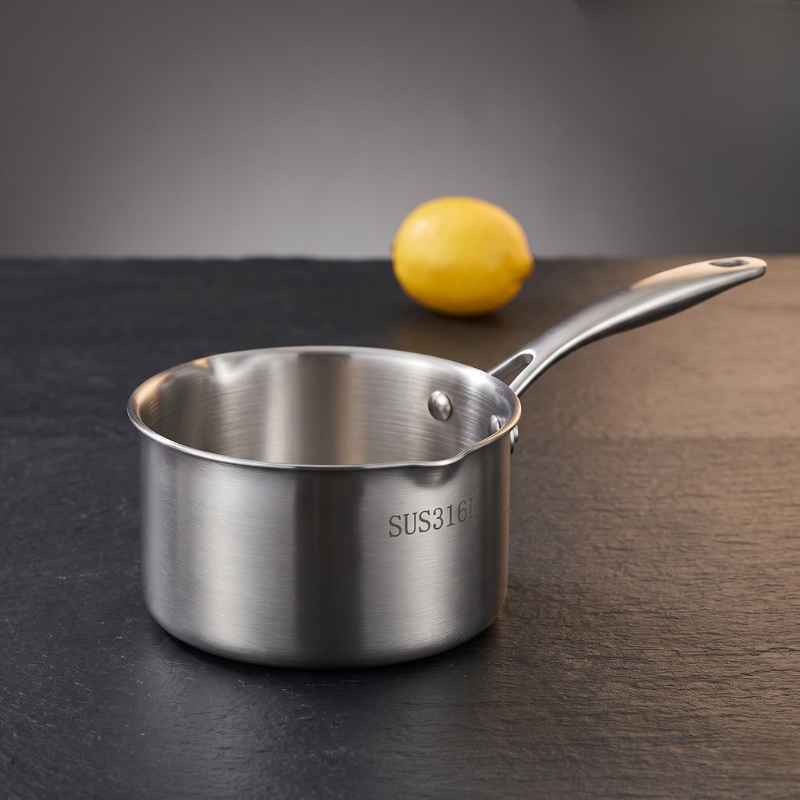 Panela de Aço Cirúrgico 316L Balashov 14cm — 1000ml