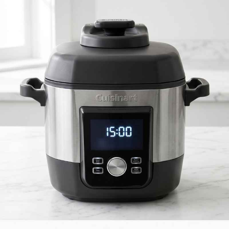 Panela de Pressão Elétrica Cuisinart Multicooker 12 em 1 | 5,7L Inox 127V