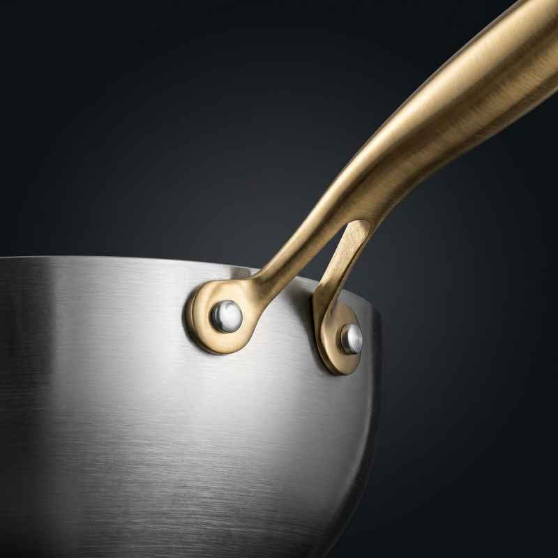 Panela Wok Aurora Professional 316 – Aço Cirúrgico 7-Ply (30cm) - Balashov Brasil