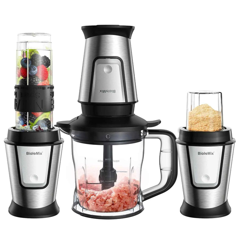 Processador e Liquidificador Multifuncional 3 em 1 Balashov 700W
