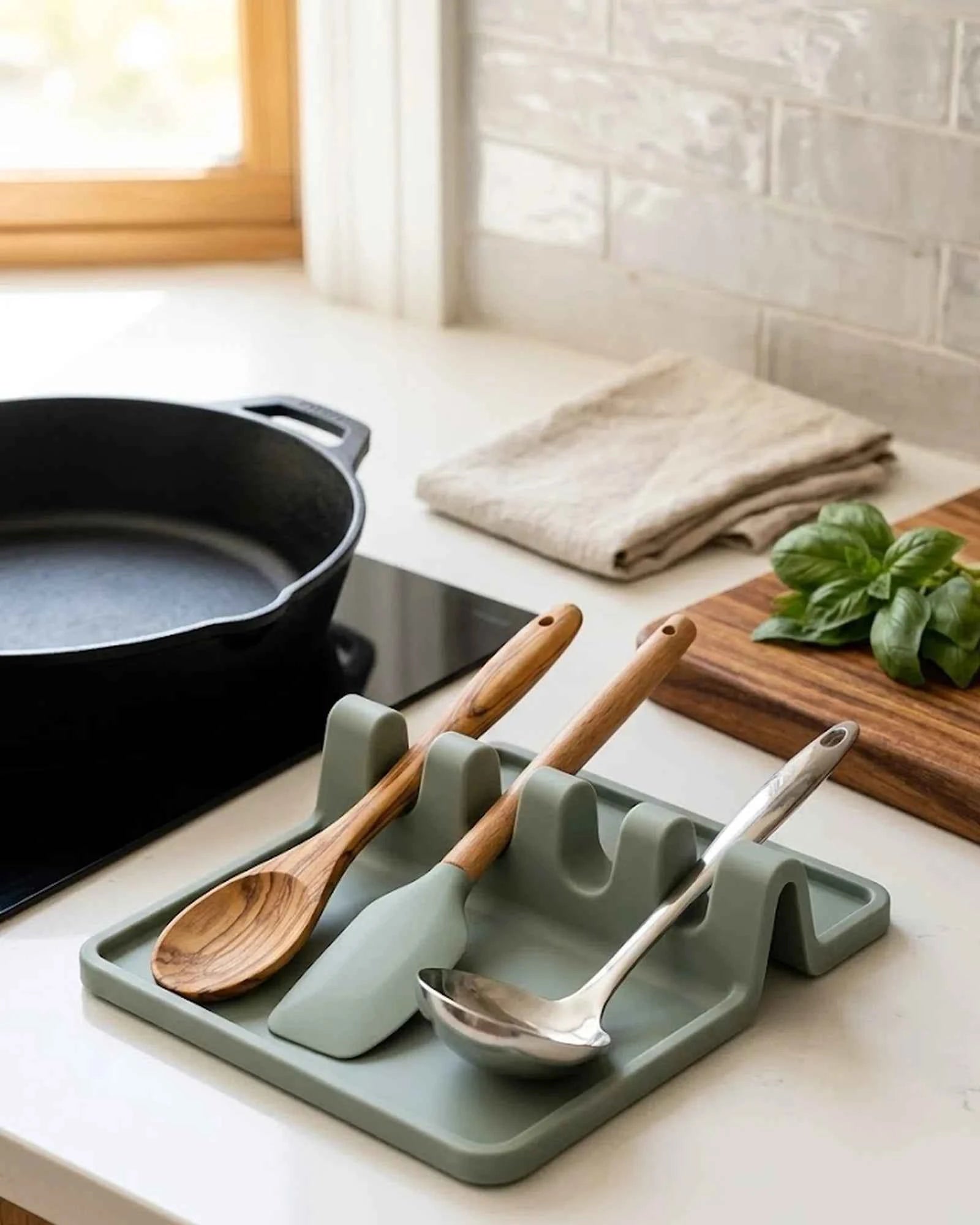Suporte de Utensílios para Cozinha em Silicone Premium Balashov