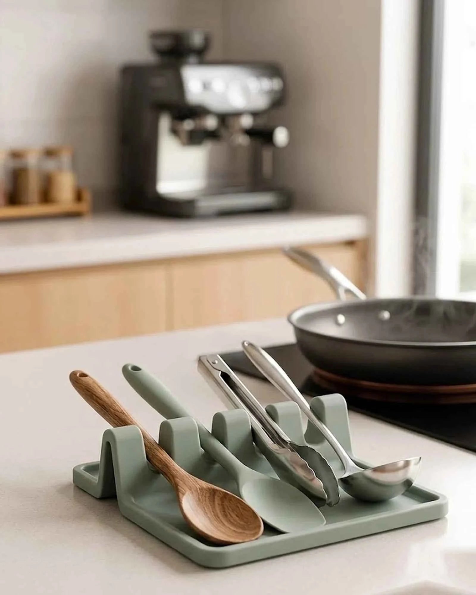 Suporte de Utensílios para Cozinha em Silicone Premium Balashov
