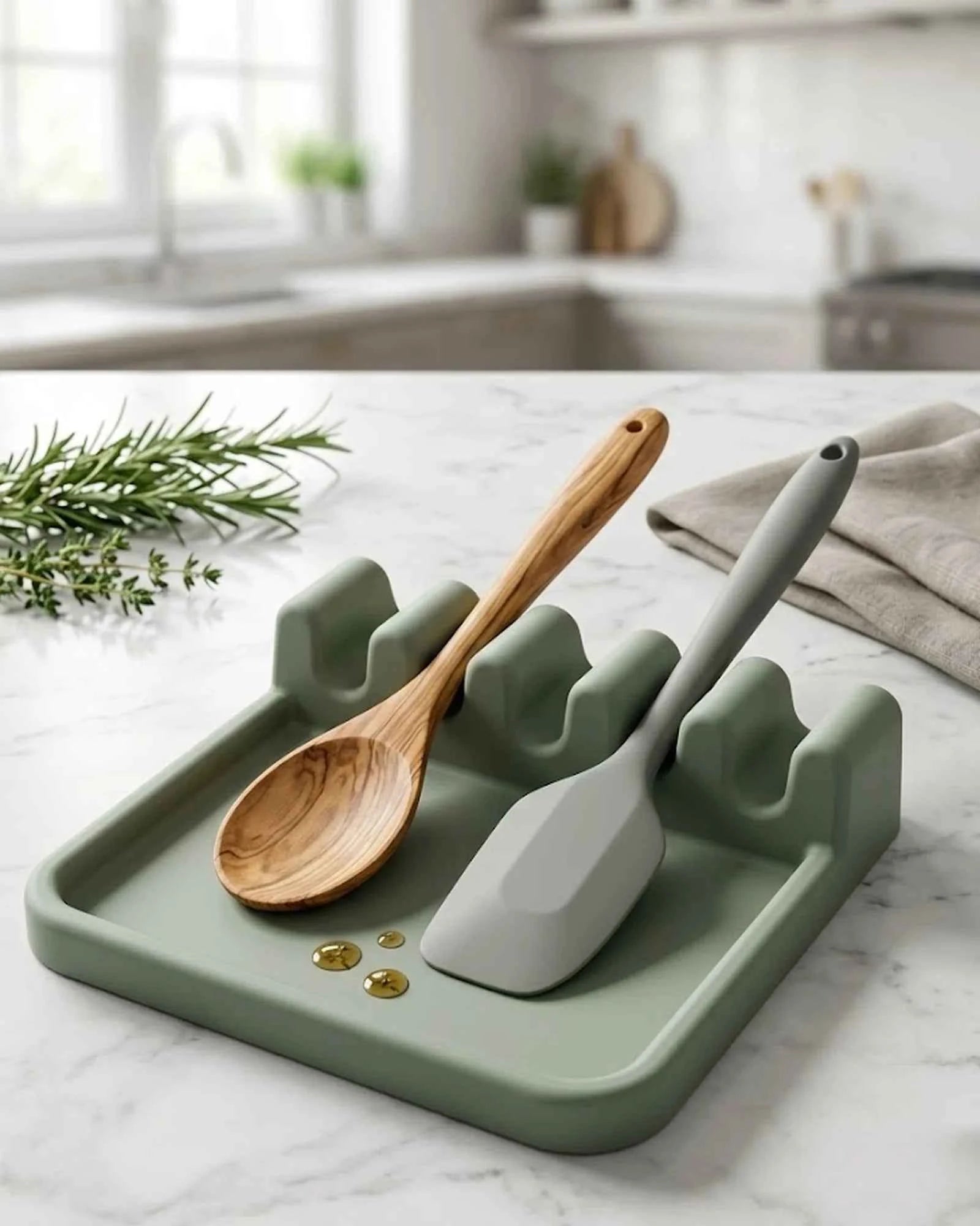 Suporte de Utensílios para Cozinha em Silicone Premium Balashov