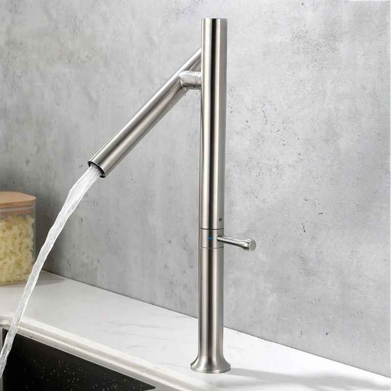 Torneira Gourmet Monocomando Vértice Aço Inox 304 Maciço - Balashov - Balashov Brasil