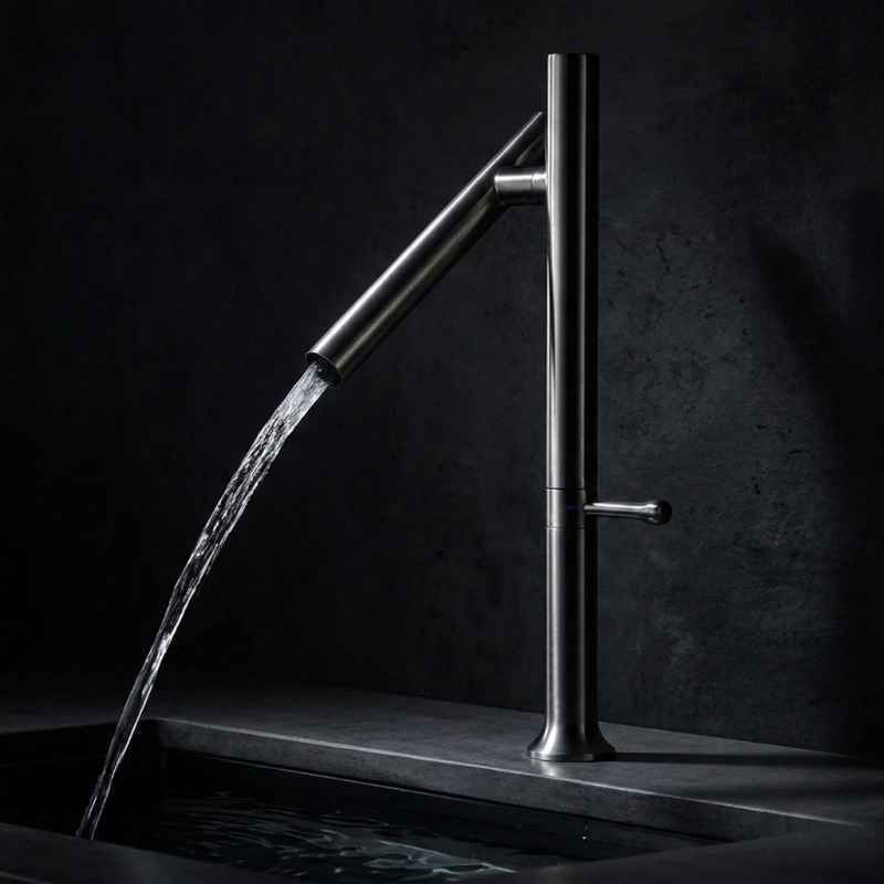 Torneira Gourmet Monocomando Vértice Aço Inox 304 Maciço - Balashov - Balashov Brasil